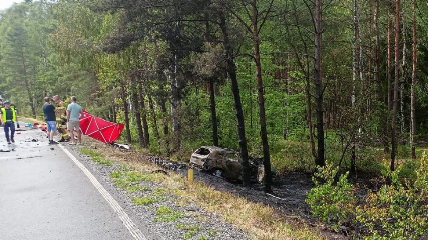Podejrzany o spowodowanie śmiertelnego wypadku w Lubiewicach usłyszał zarzuty. Mężczyzna przyznał się do winy