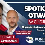 Pomorski poseł Konfederacji Krzysztof Szymański zaprasza na spotkanie otwarte w Chojnicach