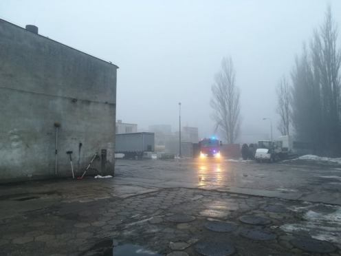 Rozszczelnienie instalacji z amoniakiem w Chojnicach