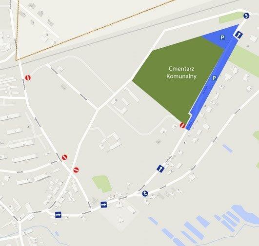 Od dziś (31.10) zaczną obowiązywać zmiany w organizacji ruchu wokół cmentarzy w Sępólnie Krajeńskim