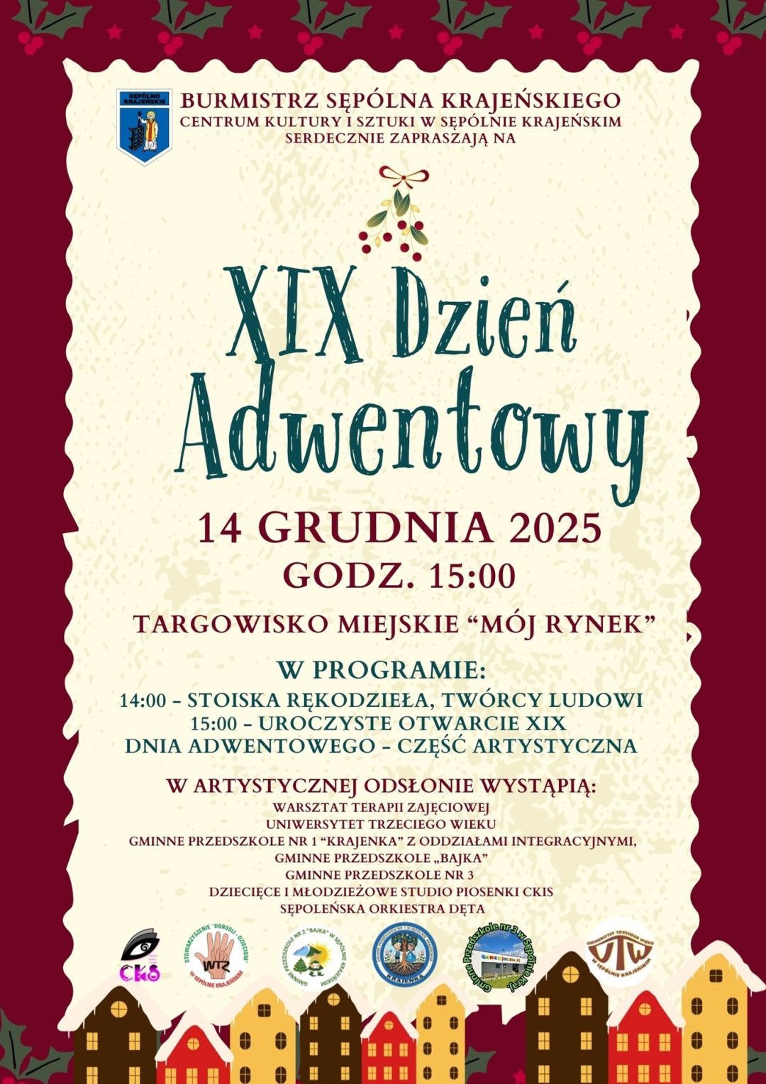 W Sępólnie Krajeńskim już po raz 19. odbędzie się Dzień Adwentowy