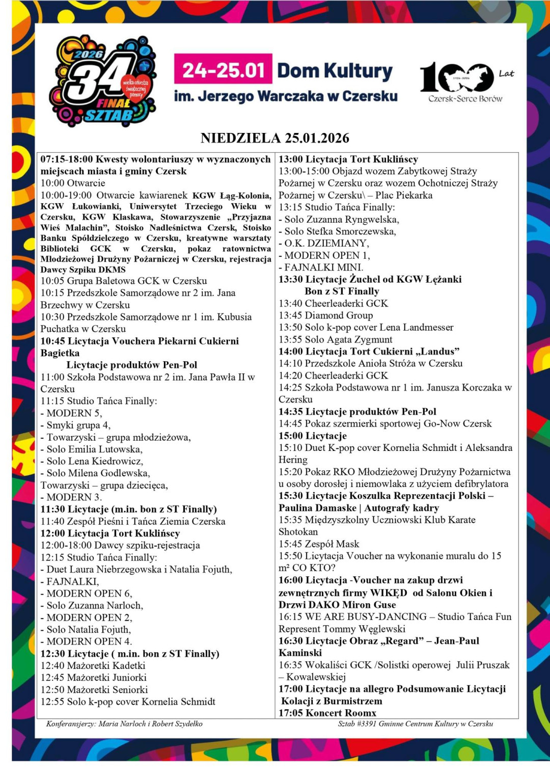 Gmina Czersk gra z Wielką Orkiestrą Świątecznej Pomocy. Do wylicytowania obrazy i kolacja z burmistrzem