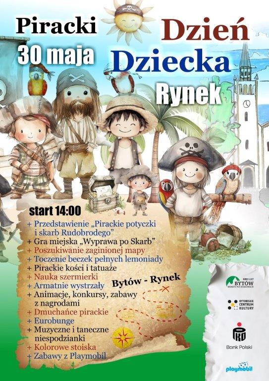 Gra miejska, poszukiwanie zaginionej mapy czy toczenie beczek pełnych lemoniady. Dziś (30.05) obchody Dnia Dziecka w Bytowie