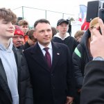 Sławomir Mentzen w Człuchowie. Fot. Wojciech Piepiorka