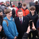 Sławomir Mentzen w Człuchowie. Fot. Wojciech Piepiorka