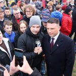 Sławomir Mentzen w Człuchowie. Fot. Wojciech Piepiorka